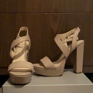 Jessica Simpson Nude strappy heel